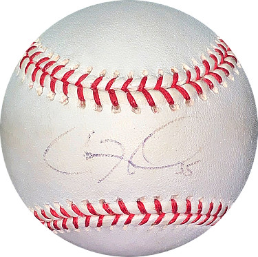 Picture of Athlon Sports CTBL-026046 Cole Hamels Signed Rawlings Official Major League Baseball No.35 Sig Fade - JSA Hologram No.EE63126 - Phillies-Rangers-Cubs