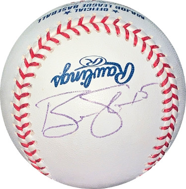 Picture of Athlon Sports CTBL-026049 Ben Sheets Signed Rawlings Official Major League Baseball No.15 - JSA Hologram No.EE63115 - Brewers-As-Braves