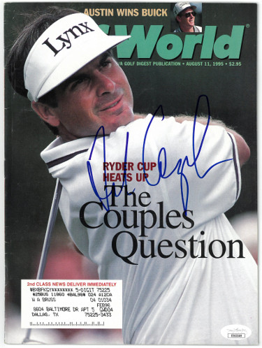 Picture of Athlon Sports CTBL-026944 Fred Couples Signed Golf World Full Magazine August 11, 1995 - JSA No.EE63349