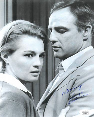 CTBL-027781 Angie Dickinson Signed 1966 The Chase Vintage B&W 8 x 10 in. Photo To Danny - JSA No.II11604 with Marlon Brando