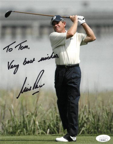 Picture of Athlon Sports CTBL-027783 Nick Price Signed PGA Tour 8 x 10 in. Photo To Tom Very Best Wishes - JSA No.II11617