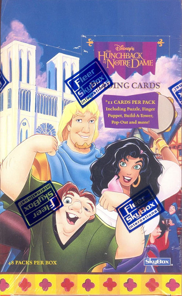 CTBL-027850 Hunchback Of Notre Dame Disney 1996 Skybox Factory Sealed Unopened Trading Card Box - Packs of 48 -  Athlon Sports, CTBL_027850
