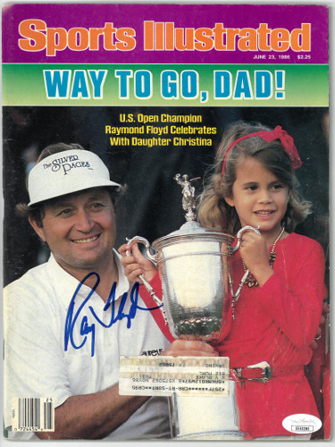 Picture of Athlon Sports CTBL-027882 Raymond-Ray Floyd Signed Sports Illustrated Full Magazine 6-23-1986 - JSA No.EE63289 - US Open Champion