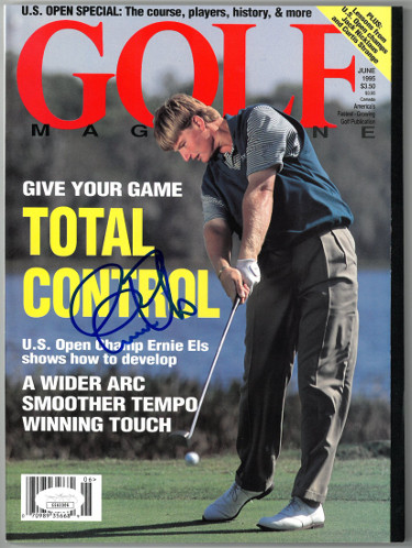 Picture of Athlon Sports CTBL-027890 Ernie Els Signed Golf Full Magazine June 1995 - JSA No.EE63306 - US Open Champ