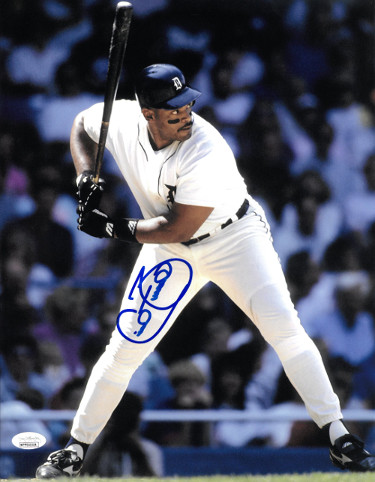 Picture of Athlon Sports CTBL-026152 Cecil Fielder Signed Detroit Tigers 11 x 14 in. Photo - JSA Witnessed Hologram