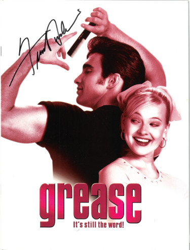 Picture of Athlon Sports CTBL-026181 Frankie Avalon Signed Grease Its Still The Word 9 x 12 in. Souvenir Program Teen Angel 25 Cast Sigs - JSA No.AA38226
