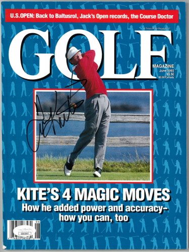 Picture of Athlon Sports CTBL-026988 Tom Kite Signed Golf Full Magazine June 1993 - JSA No.EE63247 - US Open
