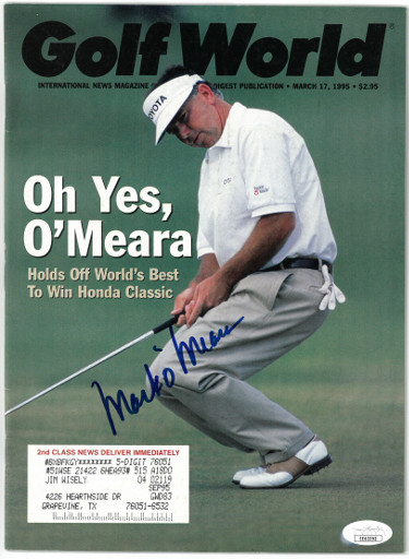 Picture of Athlon Sports CTBL-026996 Mark OMeara Signed Golf World Full Magazine March 17, 1995 - JSA No.EE63392 - Honda Classic