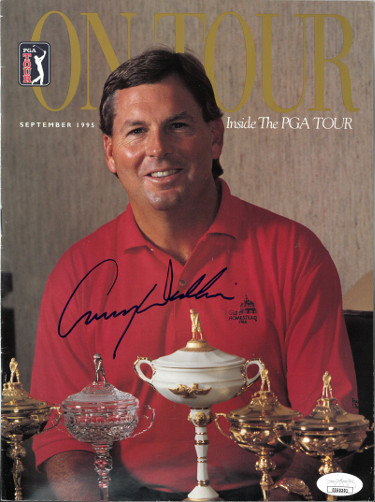 Picture of Athlon Sports CTBL-027018 Lanny Wadkins Signed On Tour Inside the PGA Tour Full Magazine September 1995 - JSA No.EE60301