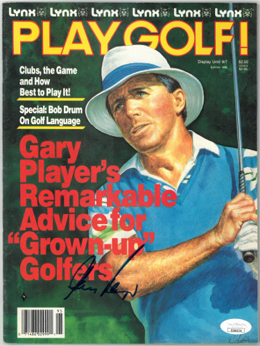 Picture of Athlon Sports CTBL-027021 Gary Player Signed Play Golf Full Magazine Summer 1989 - JSA No.EE60276