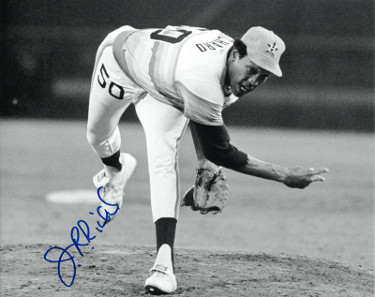 CTBL-028686 JR Richard Signed Houston Astros B&W 8 x 10 in. Photo