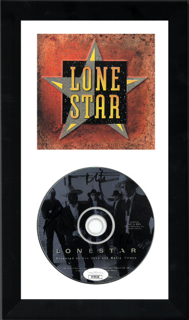 CTBL-F28734 Richie McDonald-Michael Britt-Keech Rainwater Signed 1995 Lonestar Band Album CD with Cover 6.5 x 12 in. Custom Framing - JSA No.KK58180