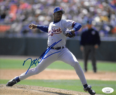Picture of Athlon Sports CTBL-026243 Dwight & Doc Gooden Signed New York Mets 8 x 10 in. Photo - JSA Hologram