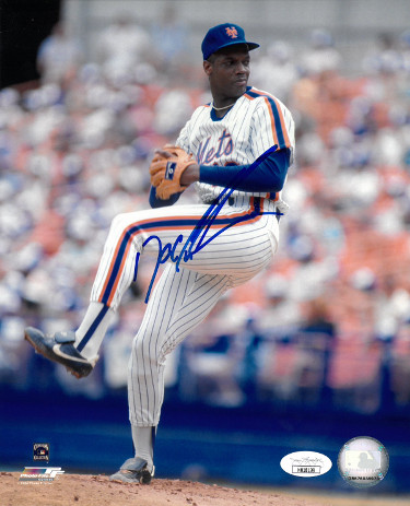 Picture of Athlon Sports CTBL-026244 Dwight & Doc Gooden Signed New York Mets 8 x 10 in. Photo - JSA Hologram