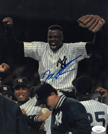 Picture of Athlon Sports CTBL-026247 Dwight & Doc Gooden Signed New York Yankees 8 x 10 in. Photo - JSA Hologram - No-Hitter May 14&#44; 1996