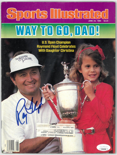 Picture of Athlon Sports CTBL-027191 Raymond Floyd Signed Sports Illustrated Full Magazine 6-23-1986 - JSA No.EE63290 - US Open Champion