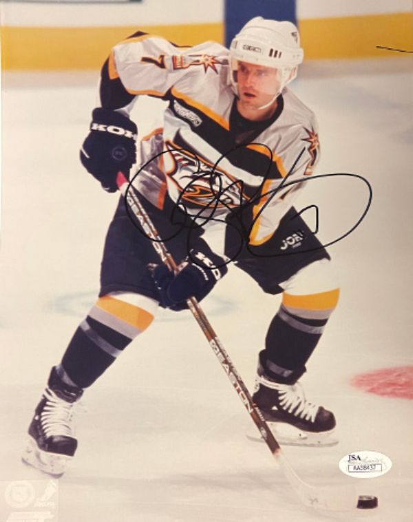 Picture of Athlon Sports CTBL-026102 8 x 10 in. Cliff Ronning Signed Nashville Predators&#44; No. 7 Dings & Bends- JSA No. AA38437 Autograph Photo