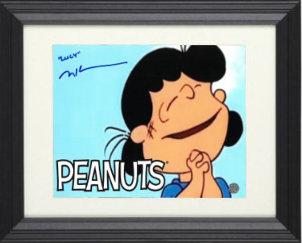 CTBL-BW29983 8 x 10 in. Melanie Kohn Signed Peanuts Custom Framing with Lucy - AWM Hologram Autograph Photo -  Athlon Sports, CTBL_BW29983