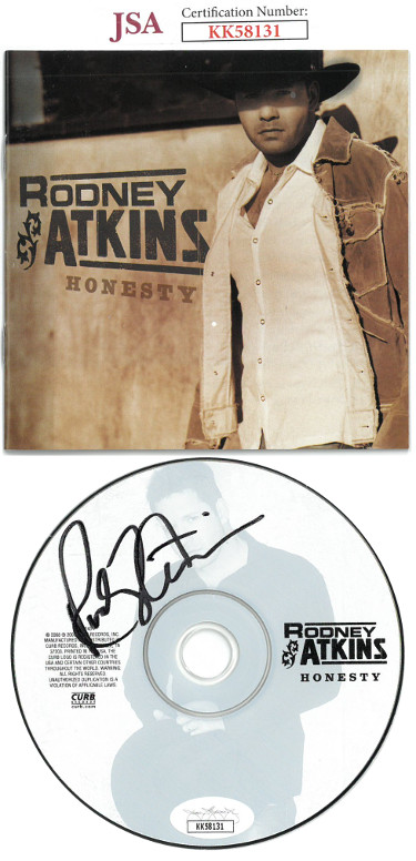 Picture of Athlon Sports CTBL-029085 Rodney Atkins Signed 2003 Honesty Album CD with Cover & Case- JSA No. KK58131 Autograph CD