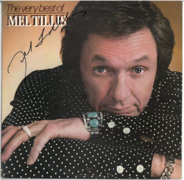 CTBL-027115 Mel Tillis Signed 1981 The Very Best of Mel Tillis, LP & Vinyl Record- JSA No.GG08438 Autograph Music Albums