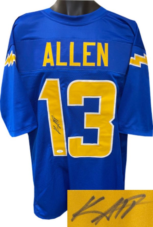 Picture of Athlon Sports CTBL-029113 Keenan Allen Signed Royal Blue Custom Stitched Pro Style&#44; JSA Witnessed Football Jersey - Extra Large
