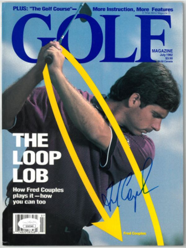 Picture of Athlon Sports CTBL-029732 Fred Couples Signed Golf Full July 1992- JSA No.EE63346 No Label Autograph Magazine