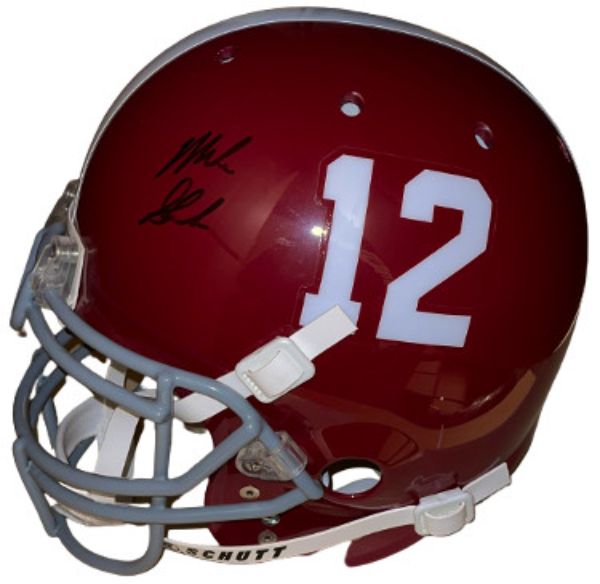 CTBL-029909 Mike Shula Signed Alabama Crimson Tide Official Authentic No. 12 Schutt NCAA Roll Tide- JSA No. Ll60527 Autograph Helmet