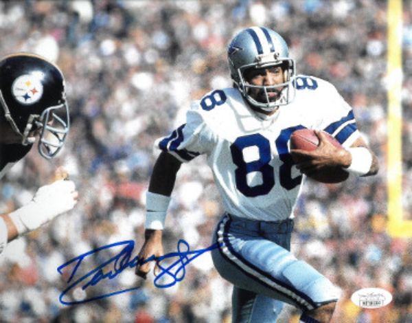 Picture of Athlon Sports CTBL-029094 11 x 14 in. Drew Pearson Signed Dallas Cowboys&#44; No. 88- JSA Witnessed Vs Steelers Autograph Photo