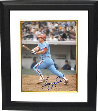 CTBL-BW12856 Greg Luzinski Signed Philadelphia Phillies Photo Custom Framed - 8 x 10