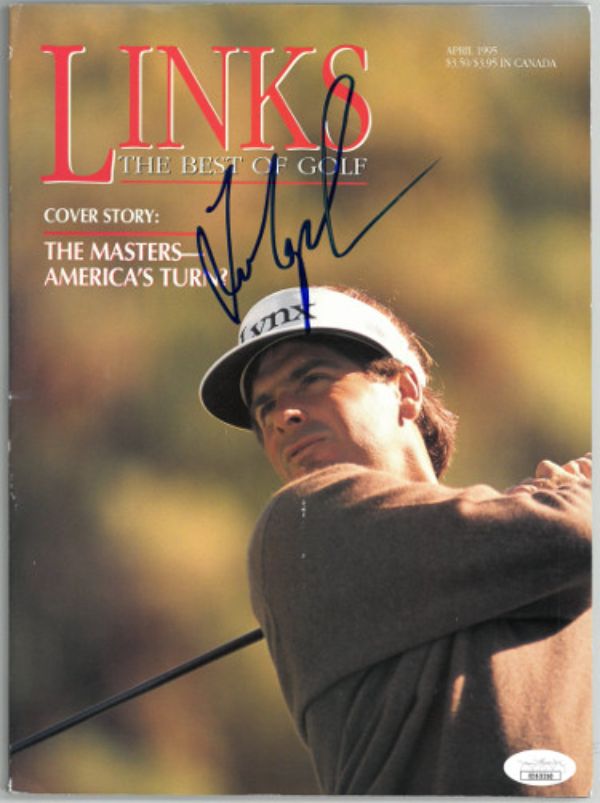 Picture of Athlon Sports CTBL-029731 Fred Couples Signed Links The Best of Golf Full April 1995 Minor Cover Wear- JSA No. EE63350 No Label Autograph Magazine