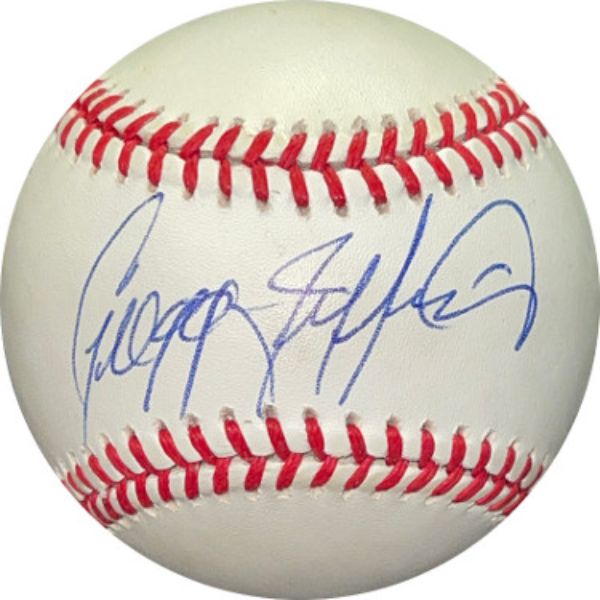 CTBL-029716 Gregg Jefferies Signed Ronl Rawlings Official National League Baseball New York Mets Autograph Baseball