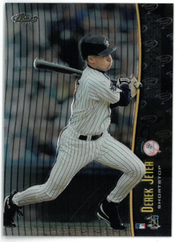 Picture of Athlon Sports CTBL-030310 Derek Jeter & Jose Cruz Jr. 1998 Topps Finest Mystery Refractor Card No. M15-R Yankees & Blue Jays Autograph Baseball Cards