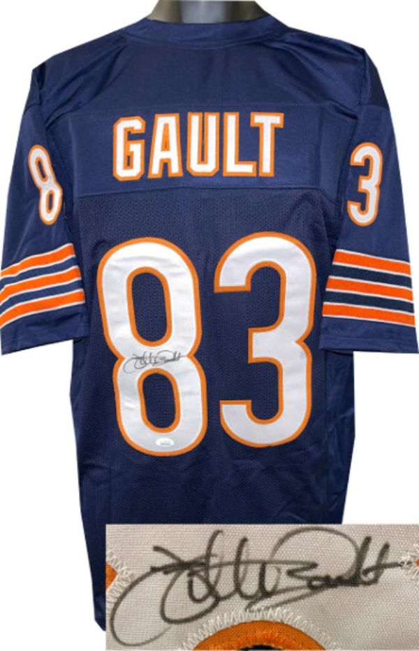 CTBL-030473 Willie Gault Signed Chicago Navy TB Custom Stitched Pro Style - JSA Witnessed No. WPP419425 Football Jersey