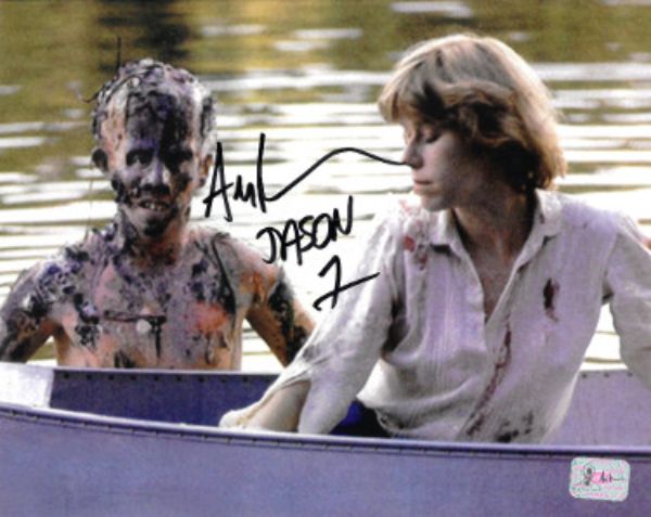 CTBL-029956 8 x 10 in. Ari Lehman Signed Friday The 13Th Jason Voorhees with Jason 1- Lehman Hologram by Boat Autograph Photo -  Athlon Sports, CTBL_029956