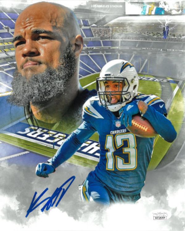 Picture of Athlon Sports CTBL-029108 11 x 14 in. Keenan Allen Signed Los Angeles & San Diego Chargers Collage Photo- JSA Witnessed Autograph Photo