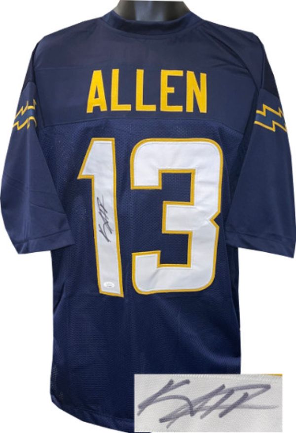 Picture of Athlon Sports CTBL-029112 Keenan Allen Signed Navy Custom Stitched Pro Style - JSA Witnessed Football Jersey - Extra Large