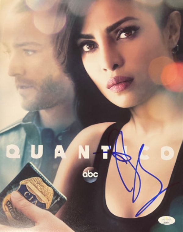 CTBL-030445 11 x 14 in. Priyanka Chopra Signed ABC Quantico - JSA No. NN14692 Alex Parrish Autograph Photo