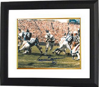 Picture of Athlon CTBL-BW16628 Emerson Boozer Signed New York Jets Color 8 x 10 Photo Custom Framed