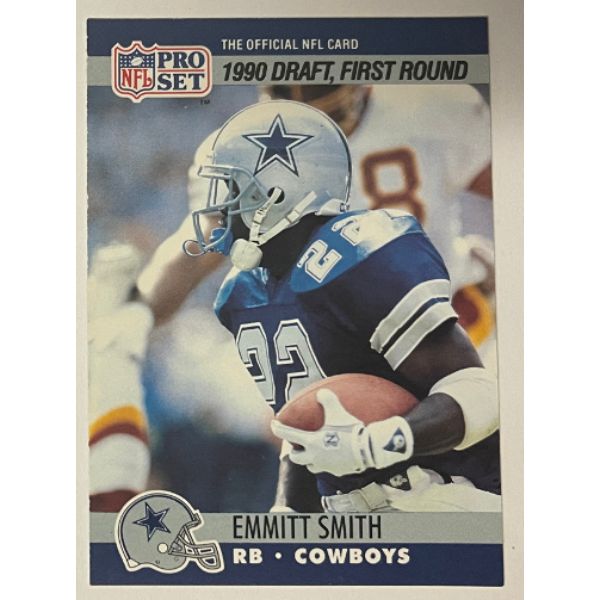 Picture of Athlon Sports CTBL-030953 Emmitt Smith 1990 NFL Pro Set Football Rookie Card&#44; Number 685 - Dallas Cowboys