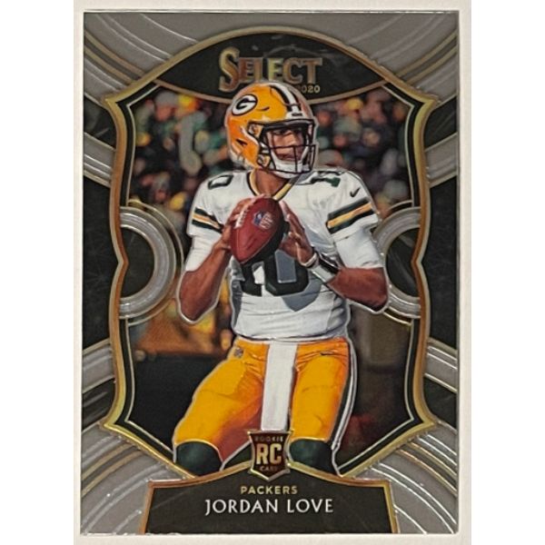 Picture of Athlon Sports CTBL-030975 Jordan Love 2020 Panini Select Concourse Rookie Card&#44; Number 47 - Green Bay Packers