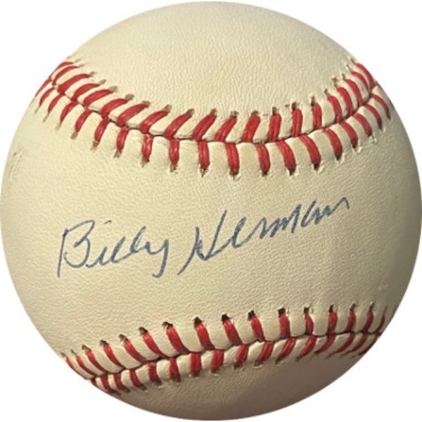 CTBL-031175 Billy Herman Signed Chicago Cubs RONL Rawlings Official National League Baseball