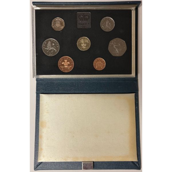 Picture of Athlon Sports CTBL-031942 1985 United Kingdom Royal Mint Proof Set, 7 Beautiful Coins - Encased
