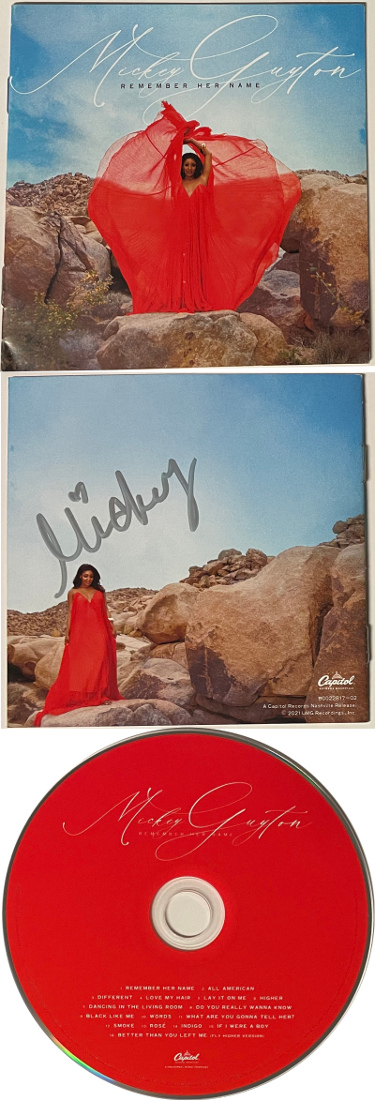 CTBL-032003 Mickey Guyton Signed 2021 Remember Her Name Capitol Records Album Cover Booklet with CD & Case