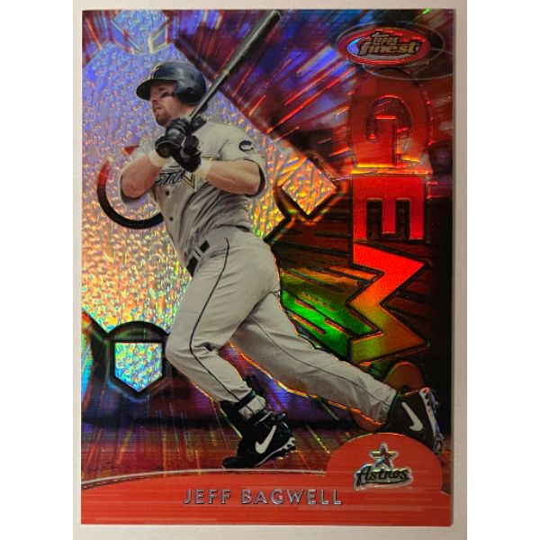 Picture of Athlon Sports CTBL-032649 Jeff Bagwell 2000 Topps Finest Gems Refractor Baseball Card&#44; No.145 - Houston Astros