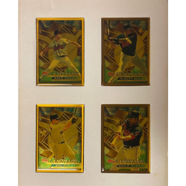 Picture of Athlon Sports CTBL-032652 1996 Topps Landmark Baseball Medallion Factory Card Set&#44; Limited Edition 2000 COA - Cal Ripken Jr - Greg Maddux - Eddie Murray - Albert Belle