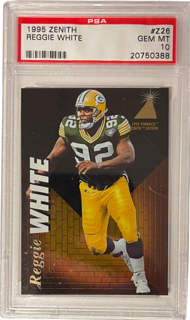 Picture of Athlon Sports CTBL-032432 Reggie White 1995 Pinnacle Zenith Card&#44; No.Z26 - PSA Graded 10 Gem Mint - Green Bay Packers