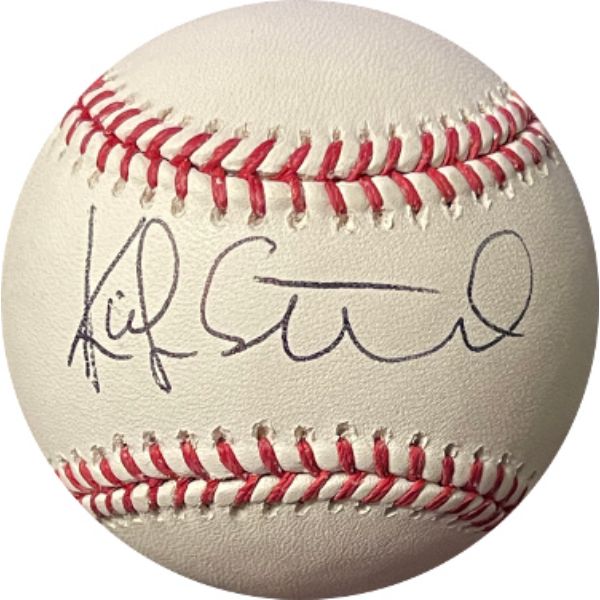 CTBL-031568 Kiefer Sutherland Signed Official Rawlings Major League Baseball, JSA - No.SS17605 - Hollywood - 24 - Full Signature