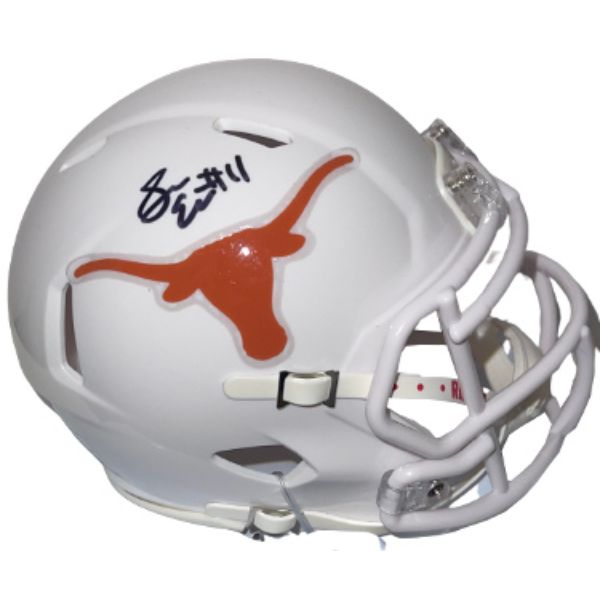 CTBL-032082 Sam Ehlinger Signed Texas Longhorns Riddell Speed Mini Helmet, No.11 - JSA Witnessed