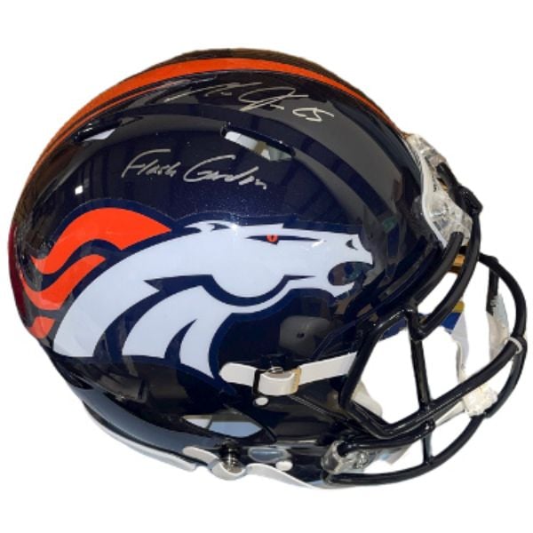 CTBL-032758 Melvin Gordon Signed Denver Broncos Riddell Speed Proline Full Size Helmet, Flash Gordon - Radtke Hologram