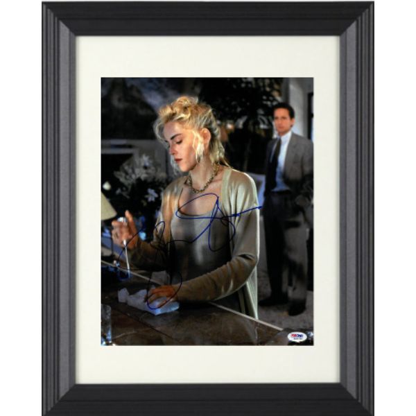 CTBL-BW22671 11 x 14 in. Sharon Stone Signed Basic Instinct Photo, Ice Pick - PSA ITP Hologram - Entertainment - Movie Memorabilia